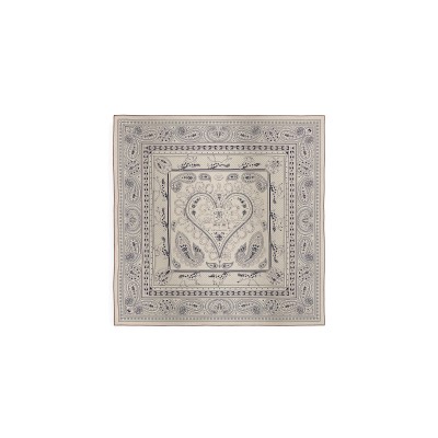 HERMES CHEVAL DE COEUR BANDANA SHAWL 140  H244259S 03 HERMES CHEVAL DE COEUR BANDANA SHAWL 140  H244259S 03